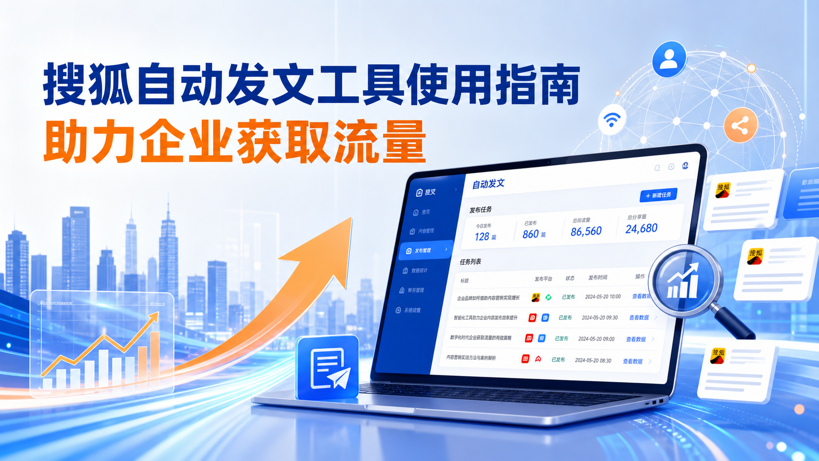 搜狐自动发文工具的使用指南:助力定安企业获取流量