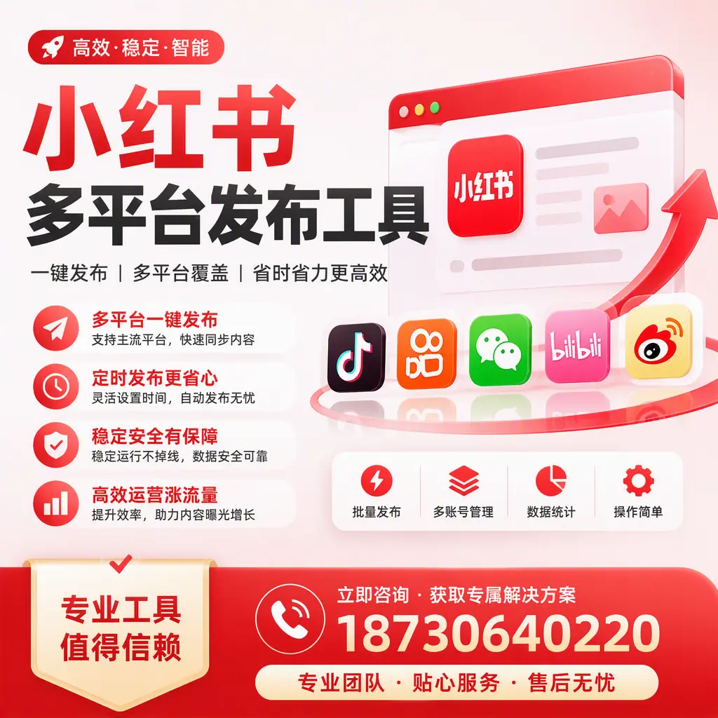在 定安 小红书多平台发布工具的市场前景分析